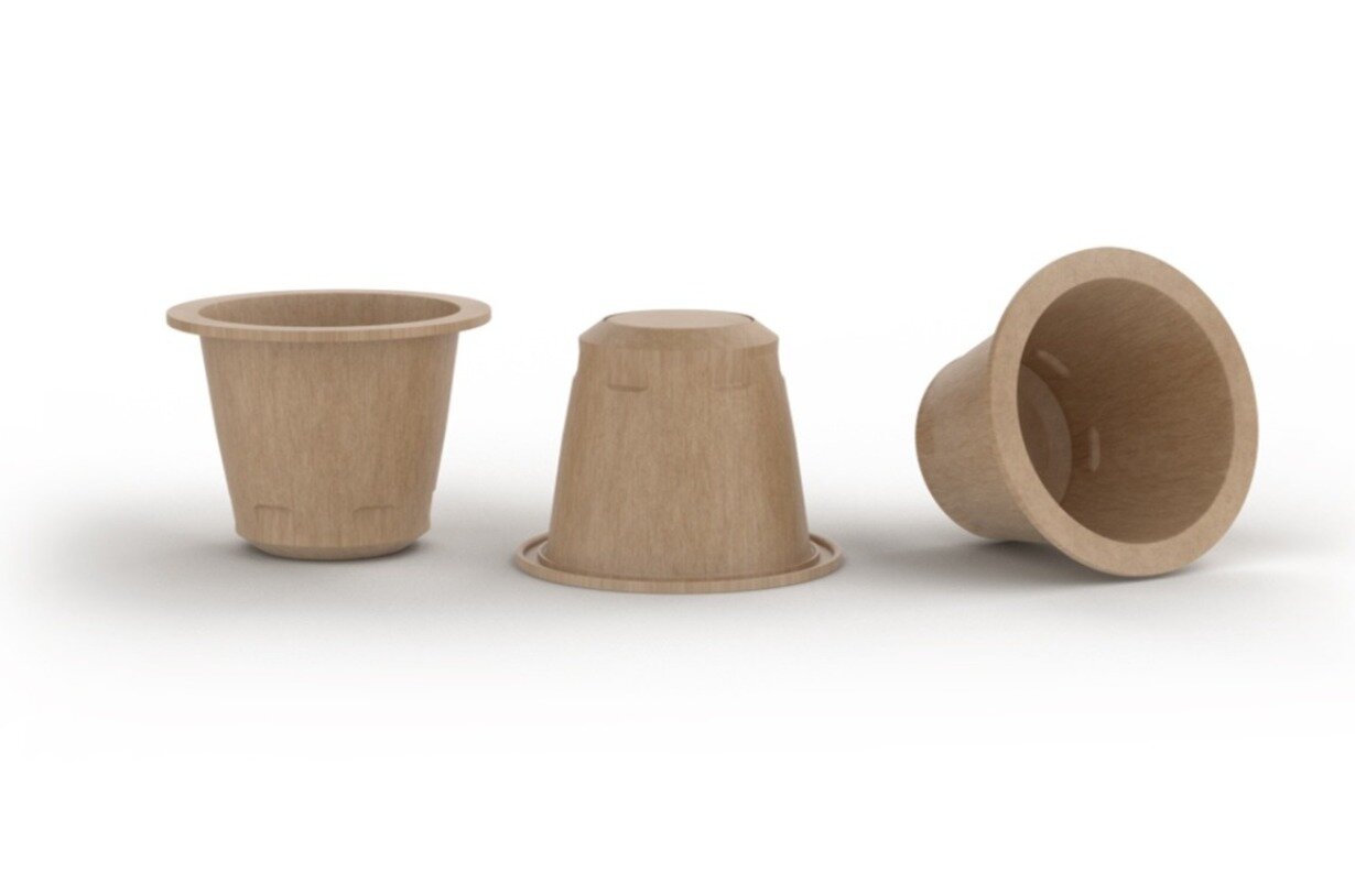 Nachhaltige Papierkapseln als plastikfreie Alternative – ressourcenschonend, funktional und ohne Greenwashing entwickelt von säntis packaging.